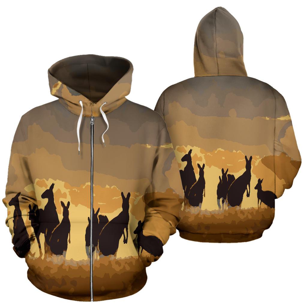 zip-up-hoodie-kangaroo-hoodie-family-sunset-painting-ver02a