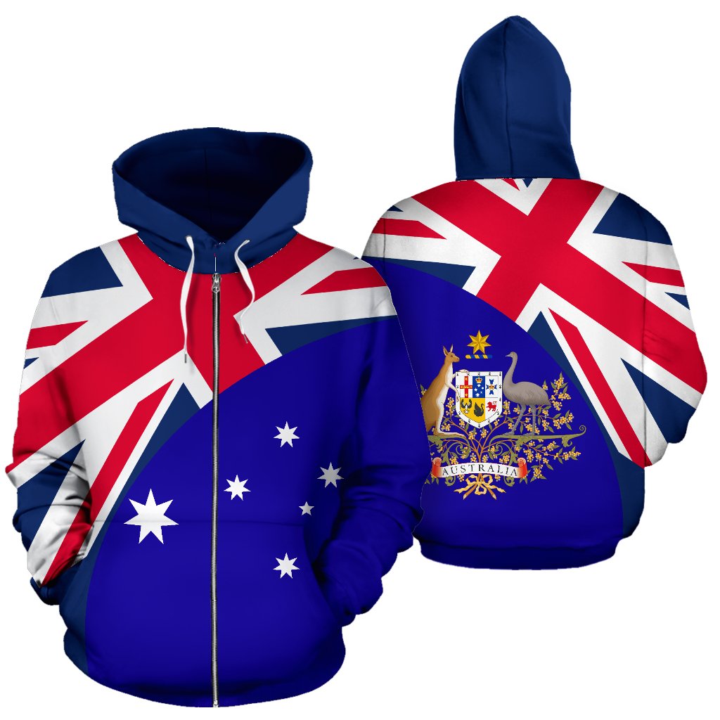 zip-up-hoodie-aus-flag-hoodie-coat-of-arms-unisex