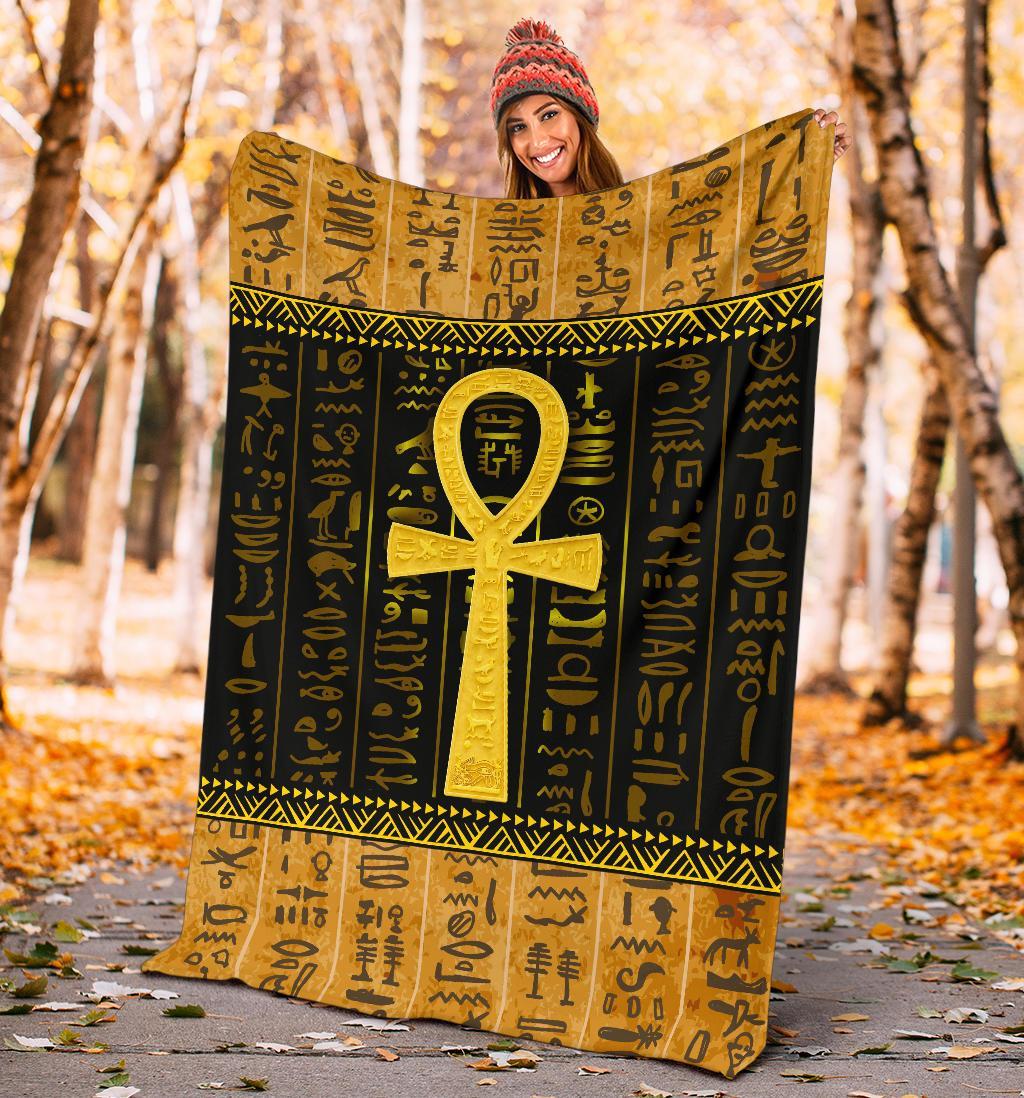 african-premium-blanket-ankh-egypt