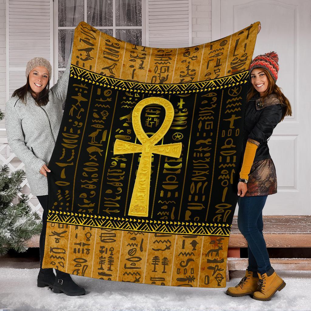 african-premium-blanket-ankh-egypt