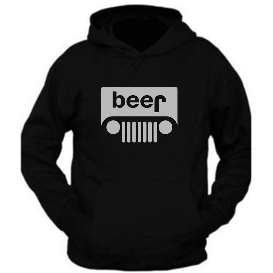 Jeep Beer Hoodie All Sizes