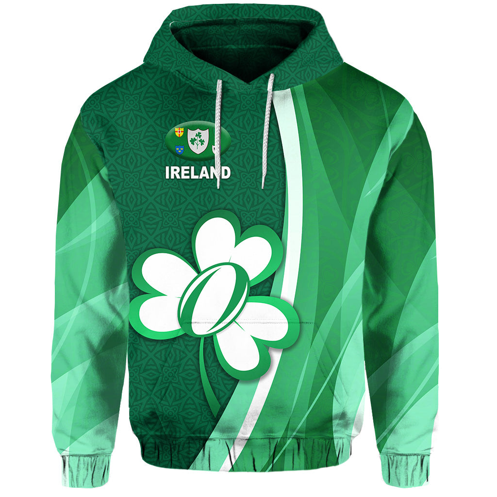 custom-personalised-ireland-rugby-hoodie-irish-shamrock-simple-style