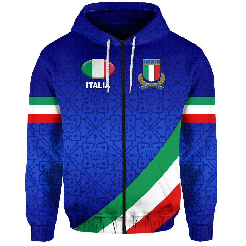 custom-personalised-italy-rugby-zip-hoodie-italia-vibes-simple-style-lt8