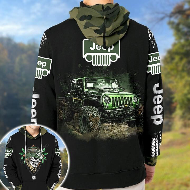 Jeep Skull Camo Hoodie