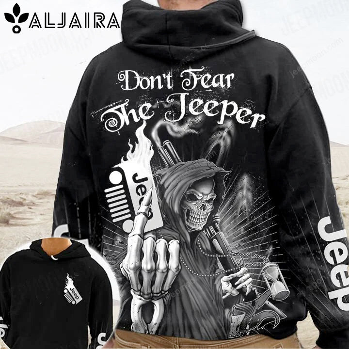 Don't Fear The Jeeper Hoodie Black