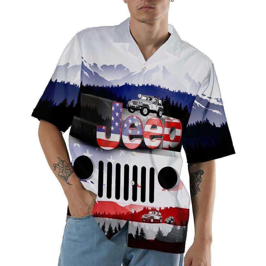 jeep-mountain-america-flag-style-hawaiian-shirt