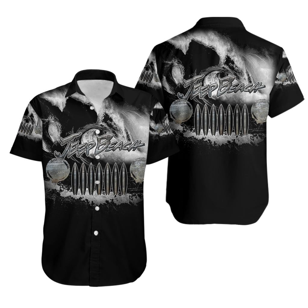 jeep-beach-hawaiian-shirt-black-wave