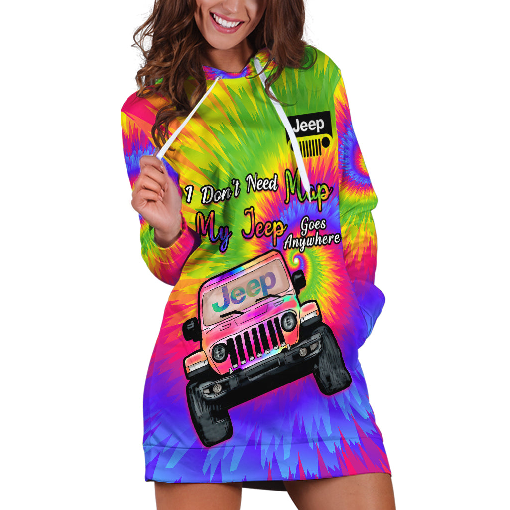 i-dont-need-map-my-jeep-goes-anywhere-hoodie-dress-tie-dye-special-version