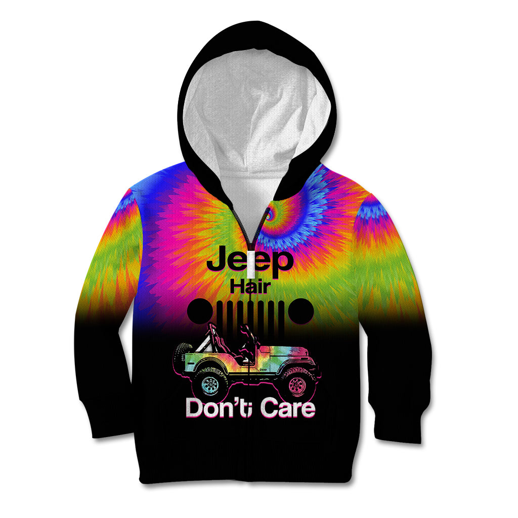 jeep-hair-dont-care-kid-hoodie-tie-dye-black-gradient-version