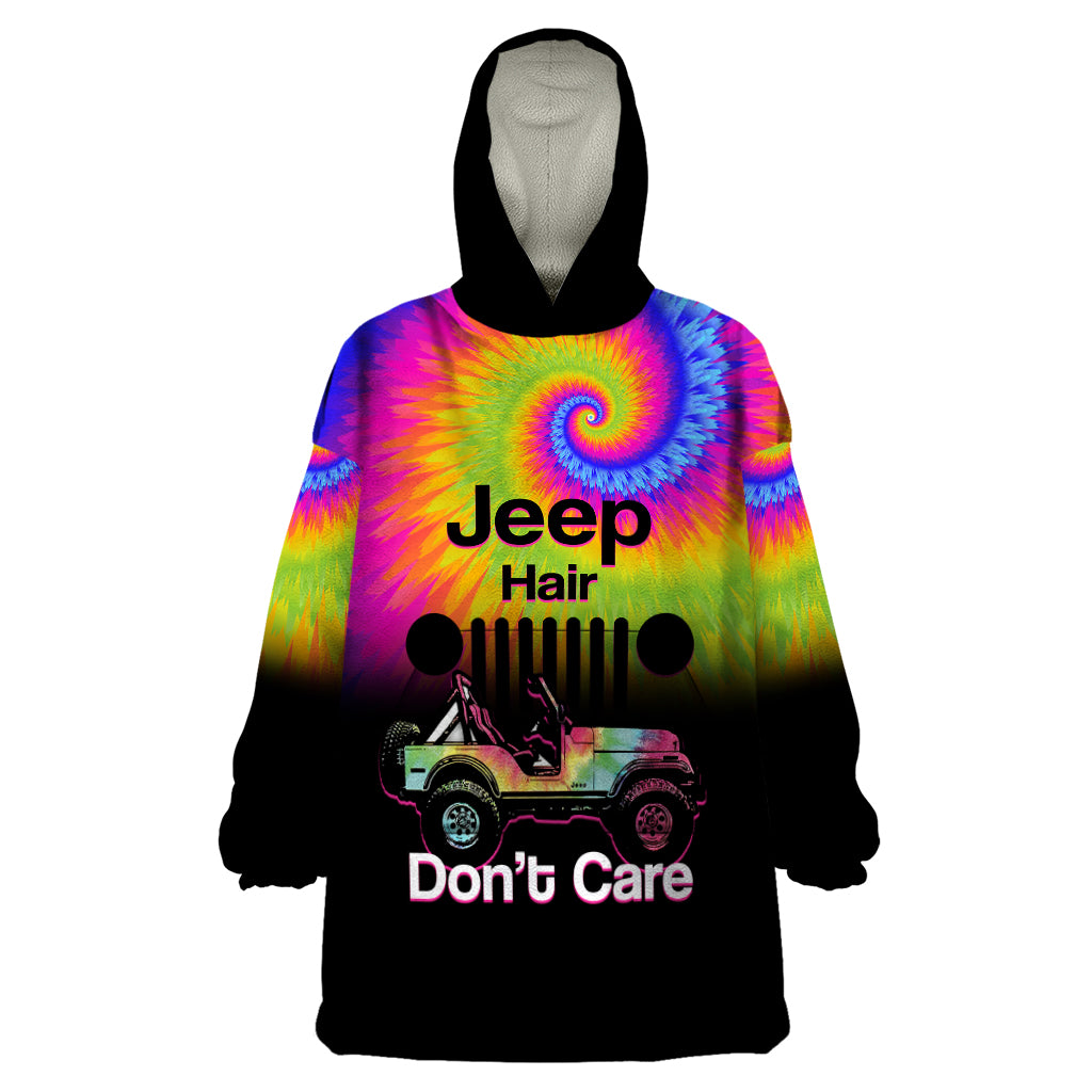 jeep-hair-dont-care-wearable-blanket-hoodie-tie-dye-black-gradient-version