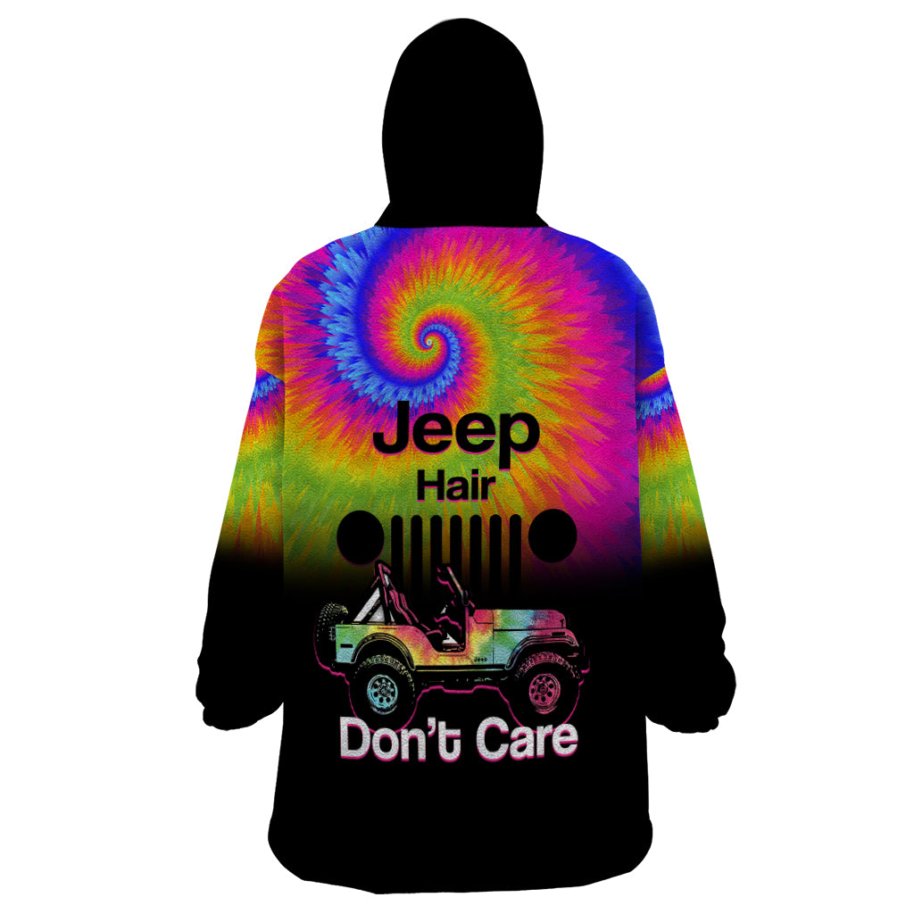 jeep-hair-dont-care-wearable-blanket-hoodie-tie-dye-black-gradient-version