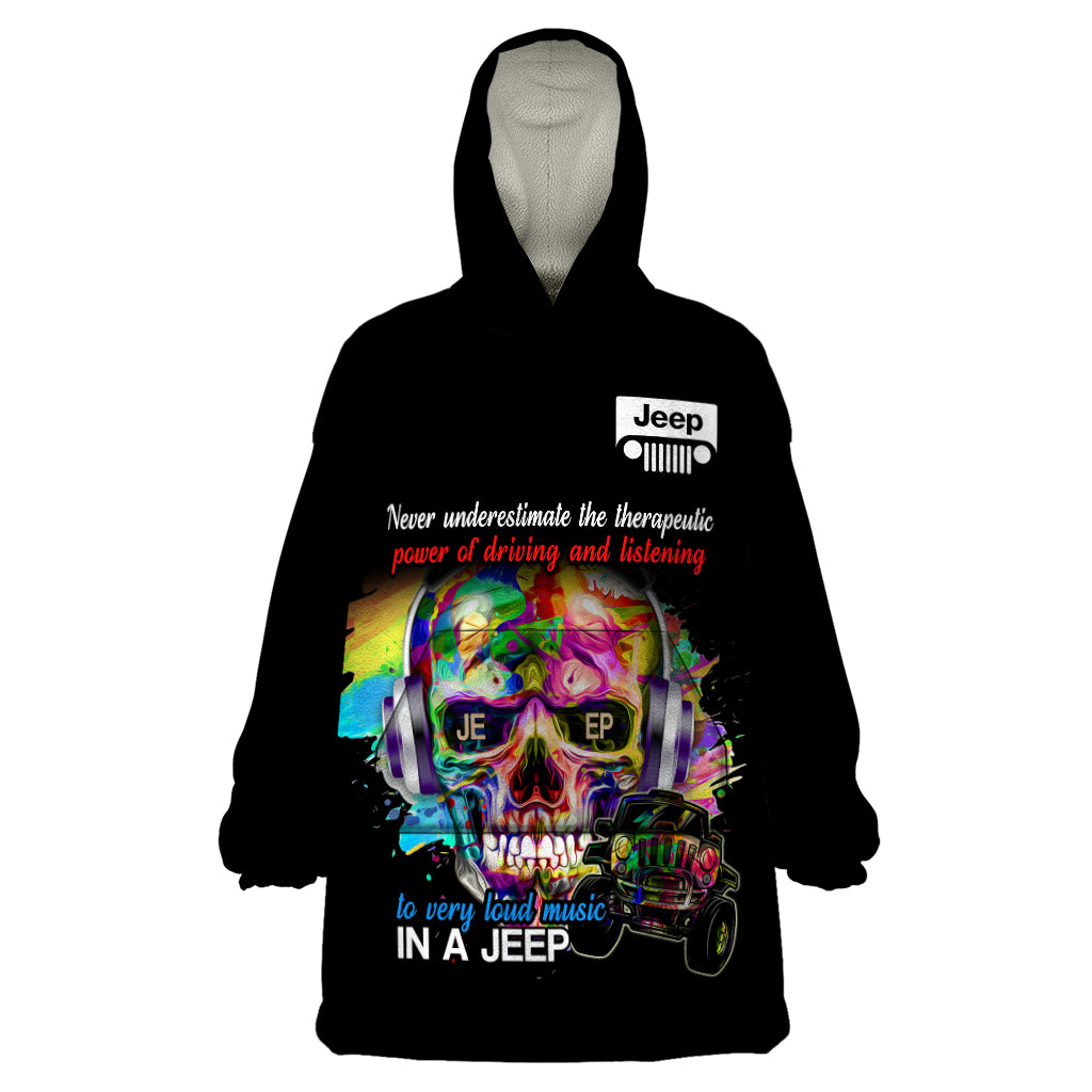 jeep-skull-color-splash-music-wearable-blanket-hoodie-black-vibes