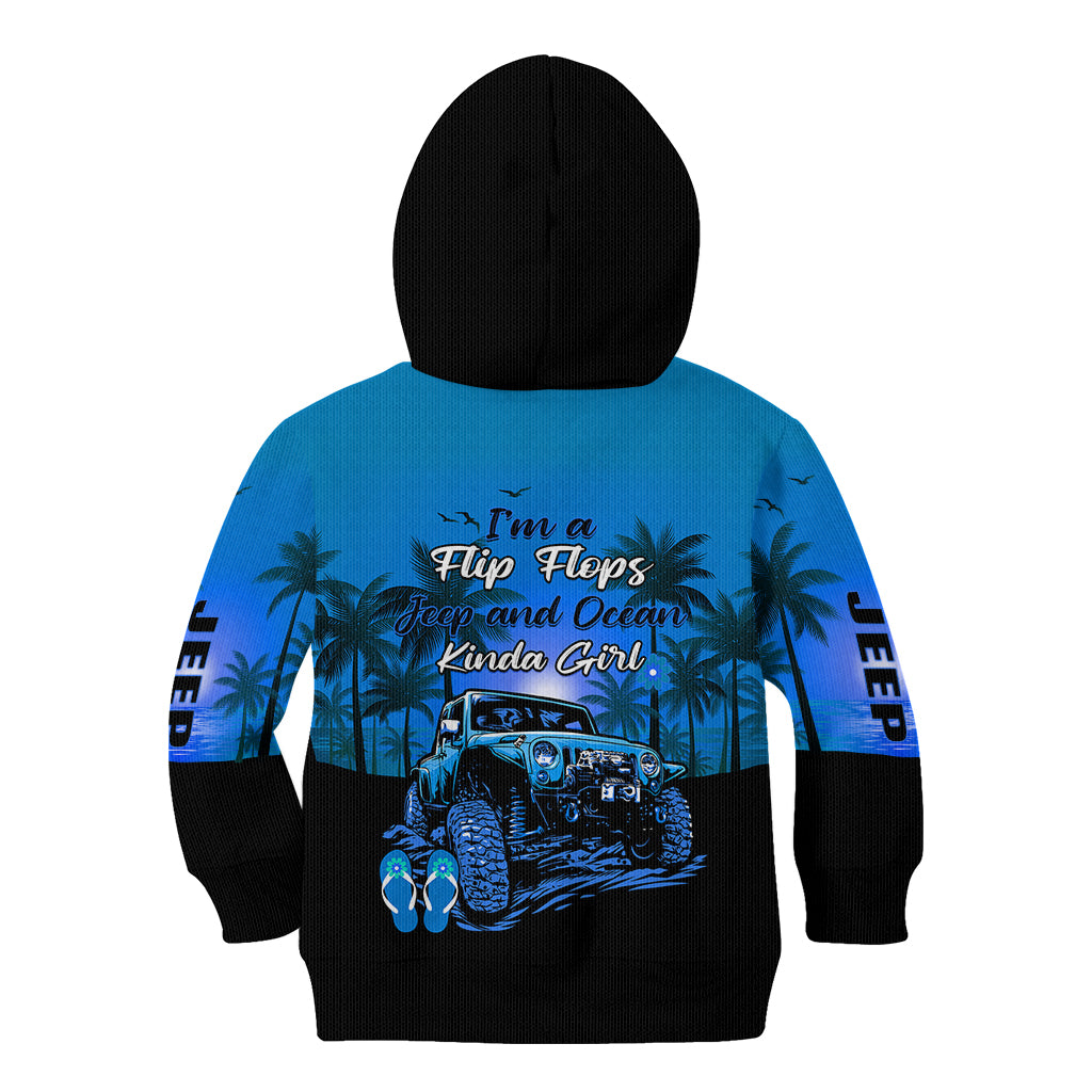 jeep-kid-hoodie-im-a-flip-flops-and-jeep-kinda-girl-blue