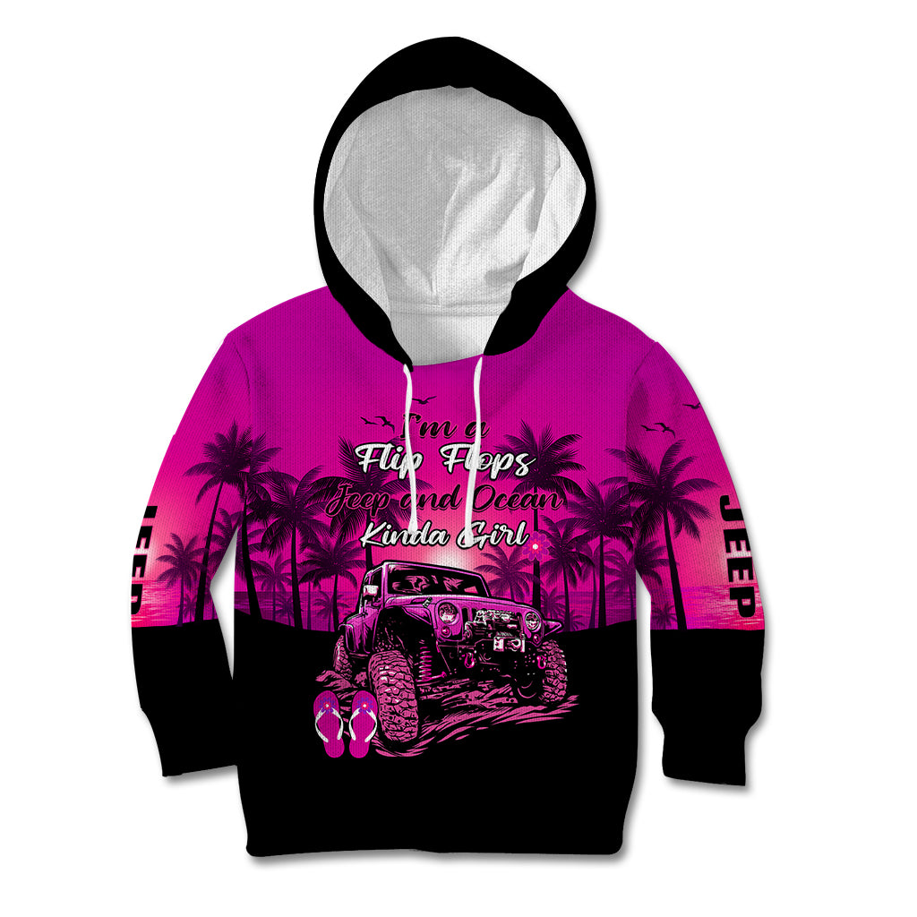 pink-jeep-kid-hoodie-im-a-flip-flops-and-jeep-kinda-girl