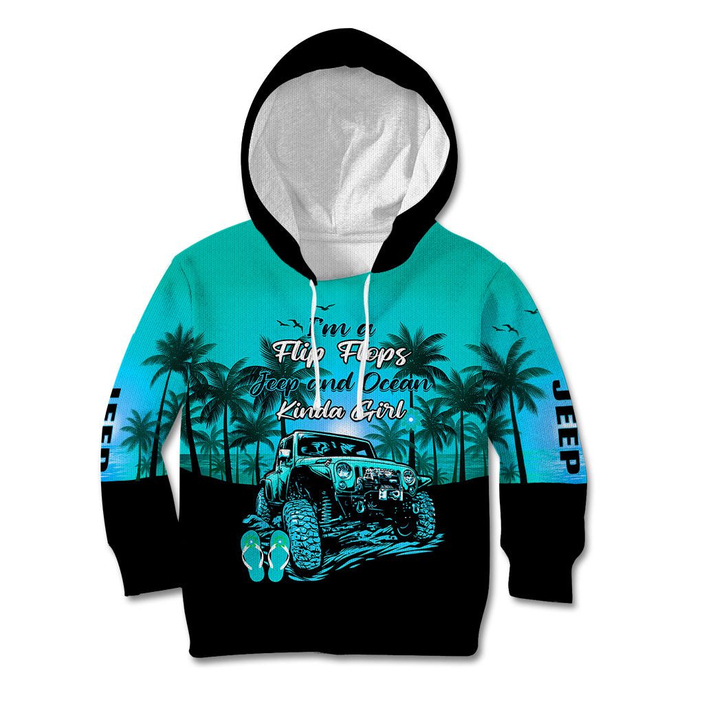 jeep-kid-hoodie-womens-im-a-flip-flops-and-jeep-kinda-girl-turquoise