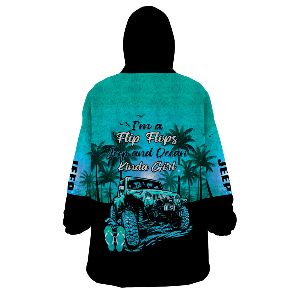 jeep-wearable-blanket-hoodie-womens-im-a-flip-flops-and-jeep-kinda-girl-turquoise