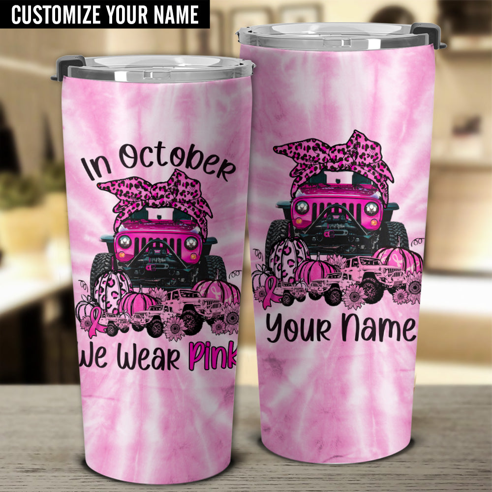 personalized-in-october-we-wear-pink-jeep-tie-dye-tumbler