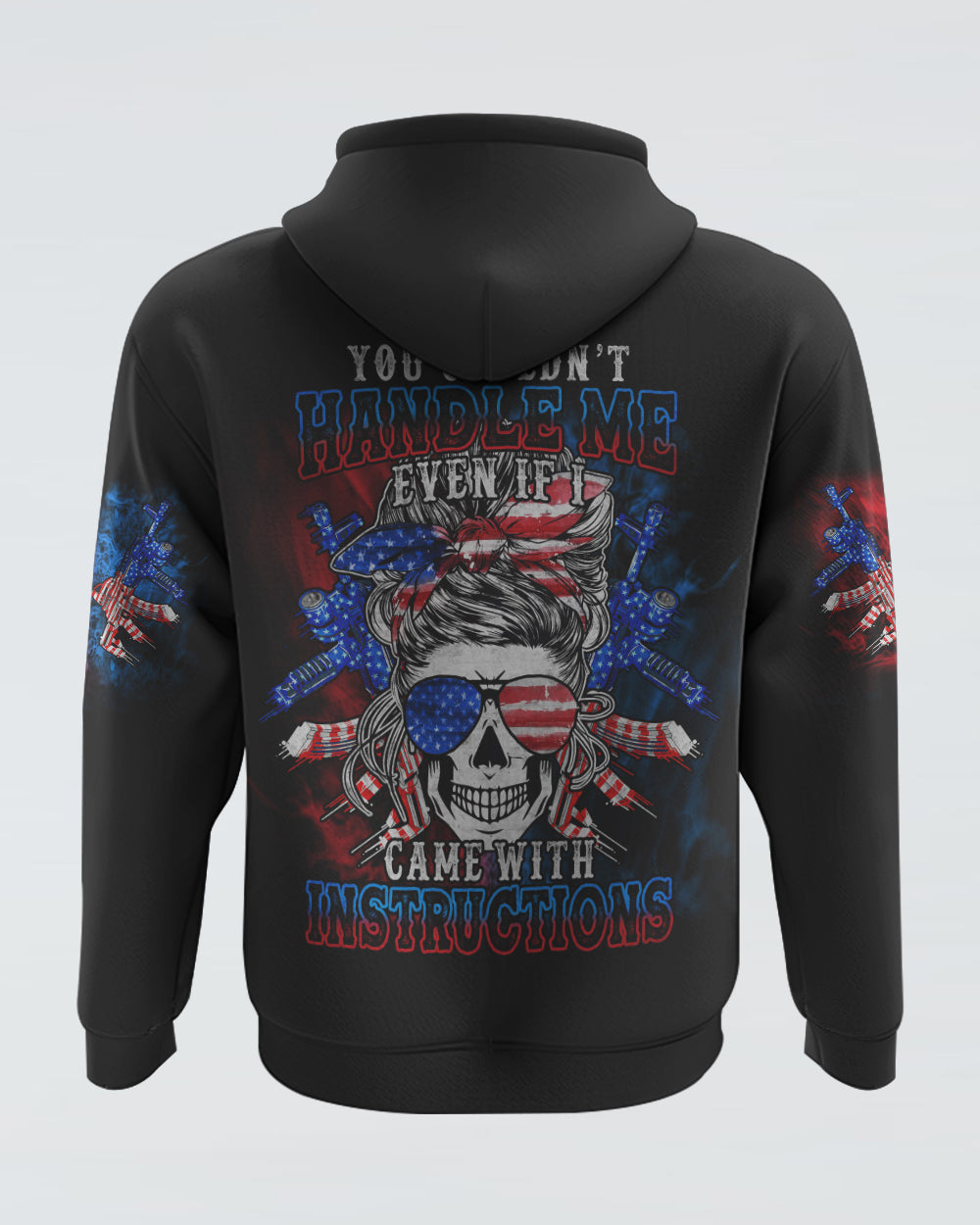 you-couldnt-handle-me-american-skull-womens-patriotic-hoodie