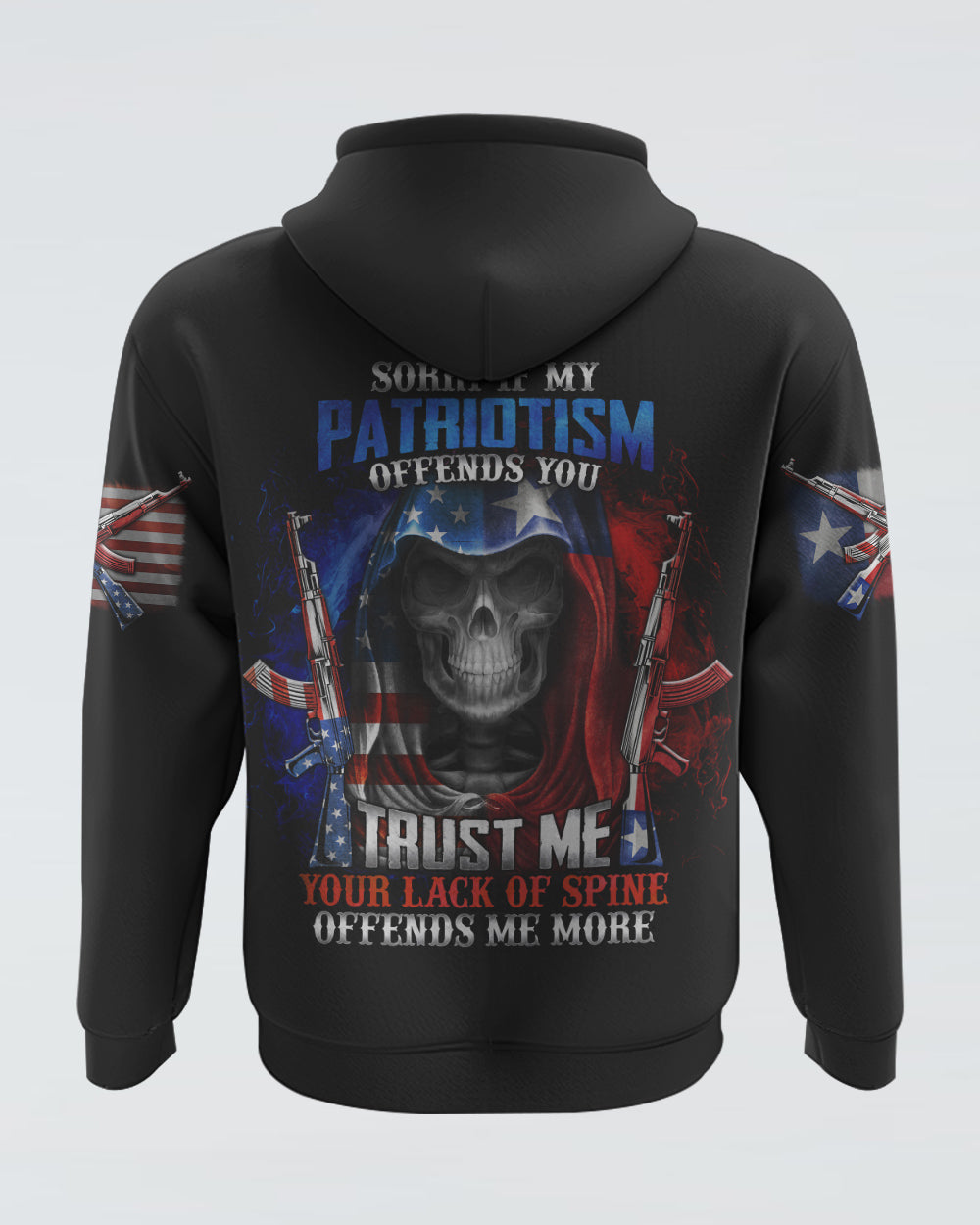 mens-skull-hoodie-sorry-if-my-patriotism-offends-you-trust-me-your-lack-of-spine