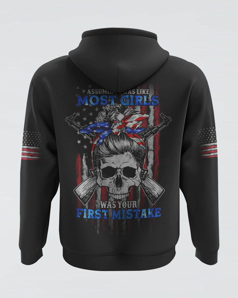 assuming-i-was-like-most-girls-messy-bun-skull-womens-patriotic-hoodie