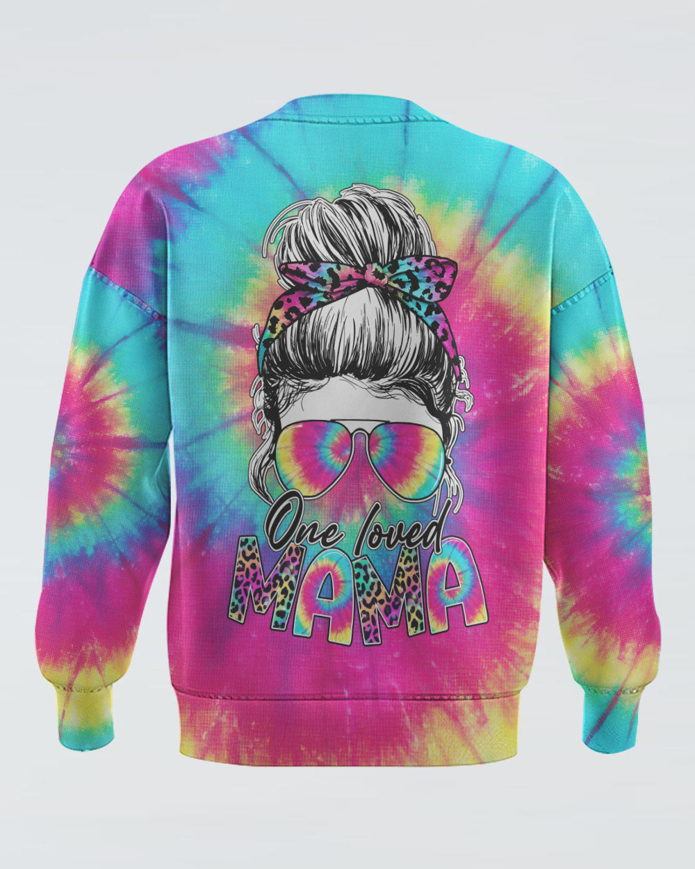 one-loved-mama-messy-bun-tie-dye-womens-skull-sweatshirt