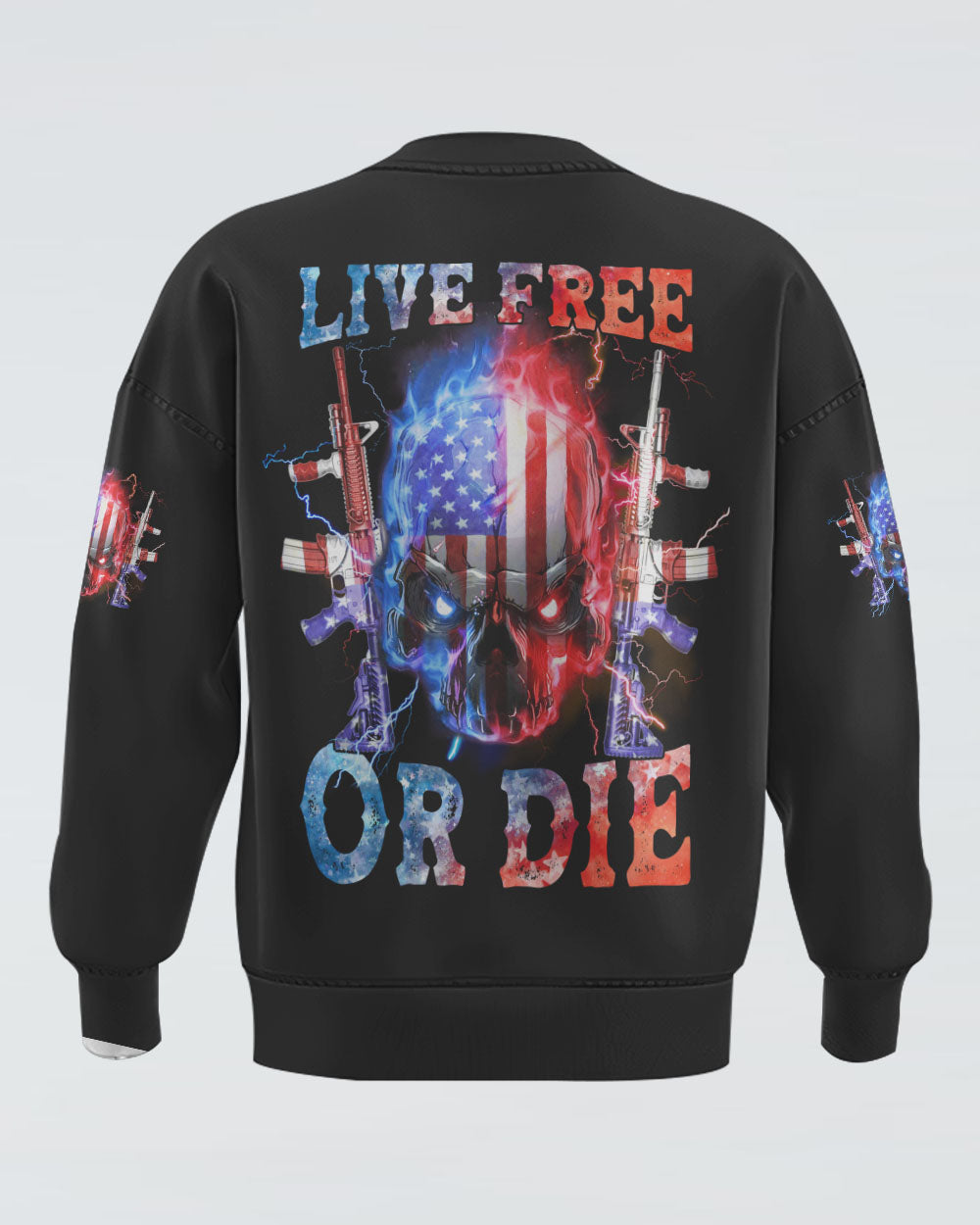 live-free-or-die-fire-skull-mens-patriotic-sweatshirt