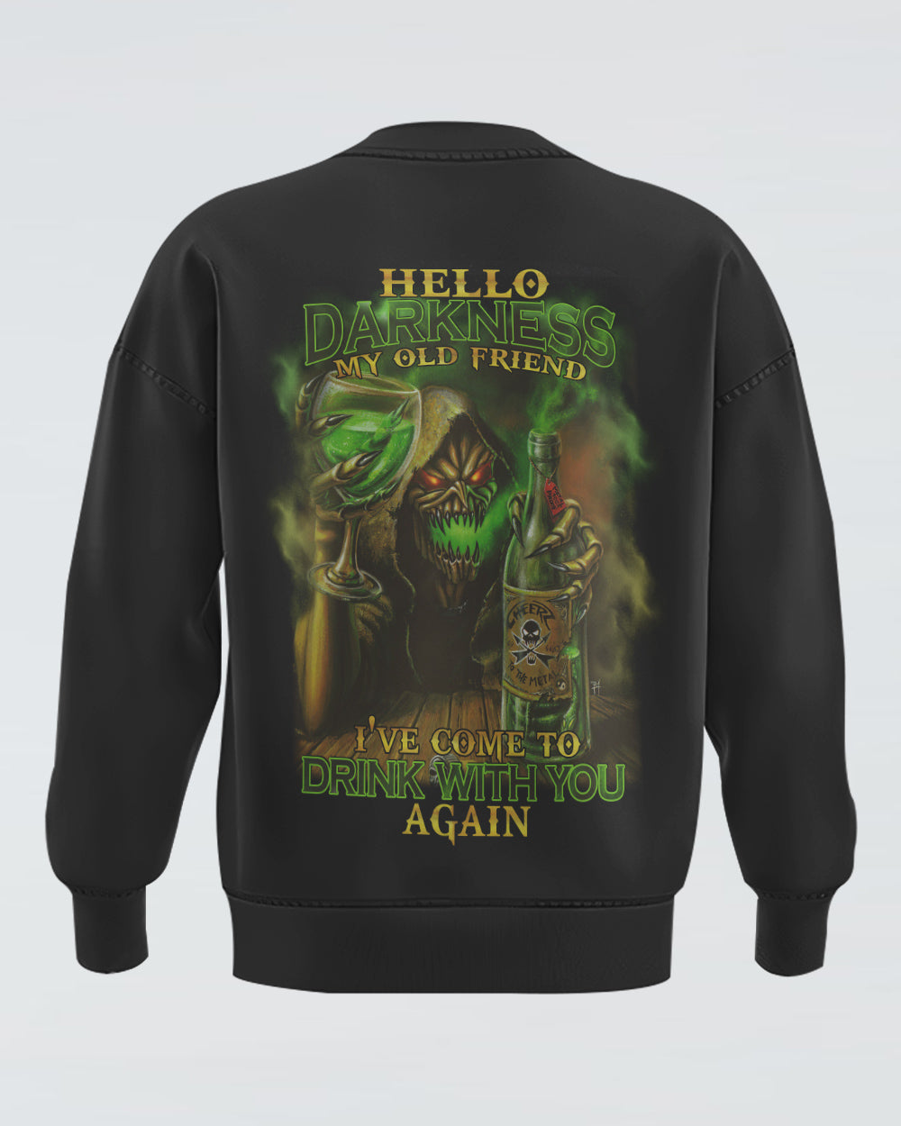 hello-darkness-my-old-friend-green-smoke-mens-skull-sweatshirt