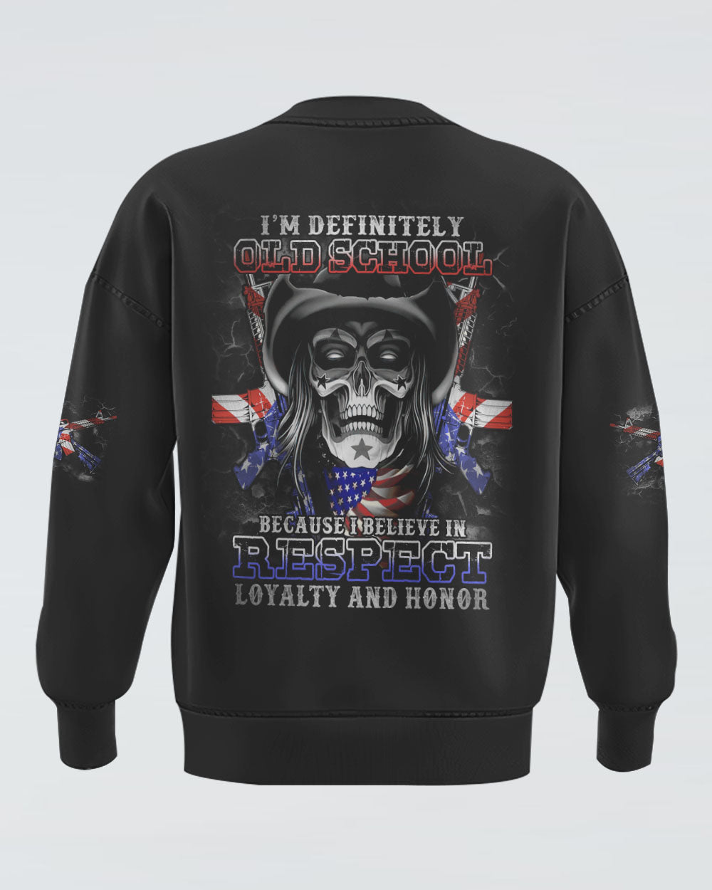 i-believe-in-respect-cowboy-skull-flag-mens-patriotic-sweatshirt