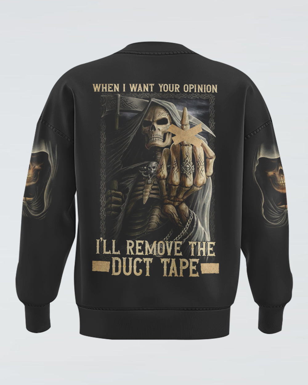 mens-skull-sweatshirt-when-i-want-your-opinion-ill-remove-the-duct-tape