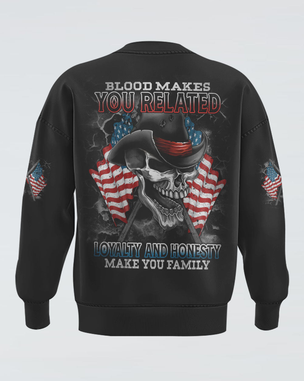 blood-makes-you-related-skull-mens-patriotic-sweatshirt