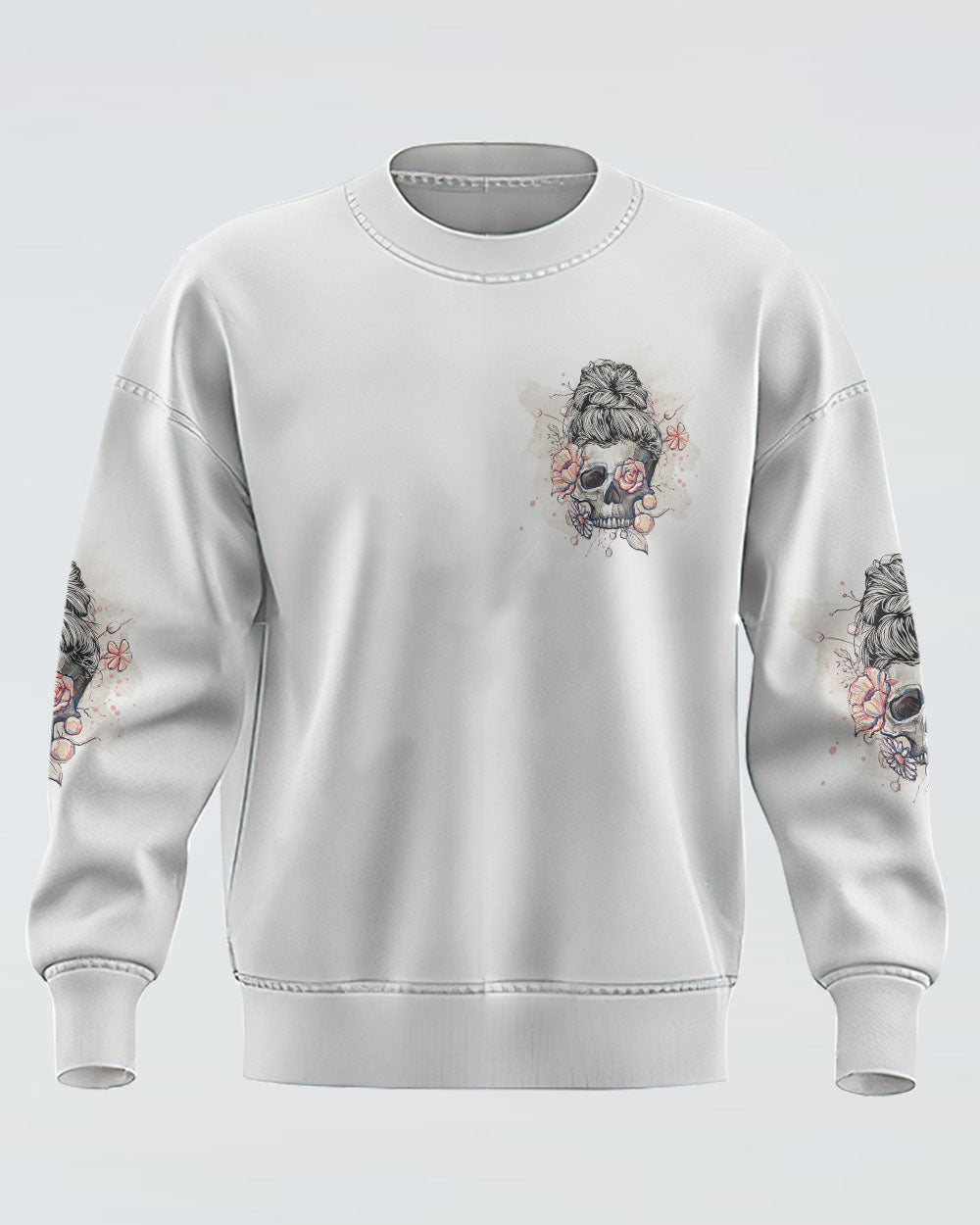 im-the-type-of-girl-who-will-punch-you-in-the-face-womens-skull-sweatshirt