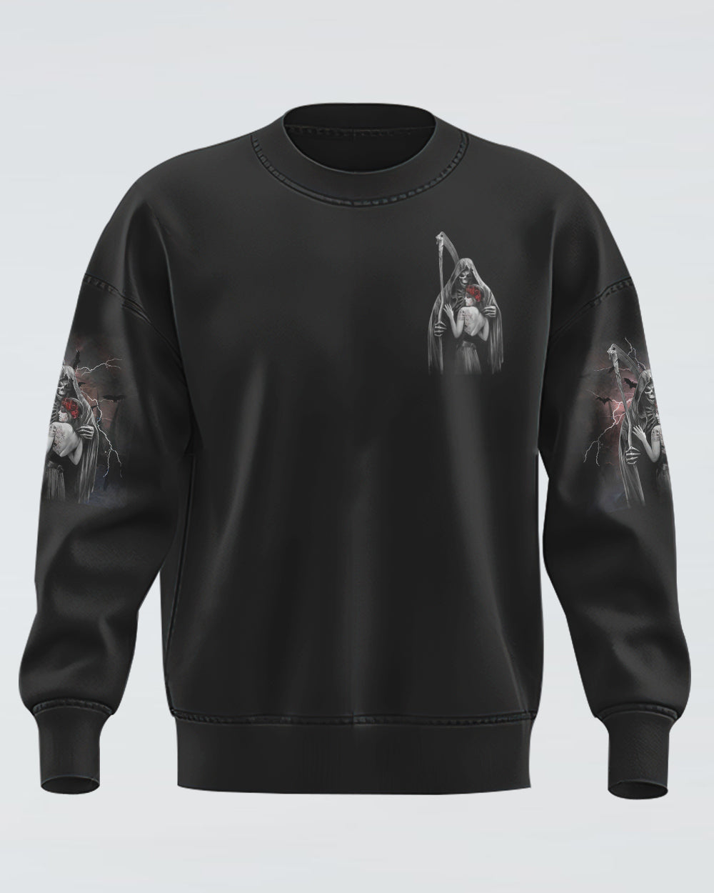 mens-skull-sweatshirt-hurt-my-wife-im-coming-for-you-and-hell-is-coming-with-me