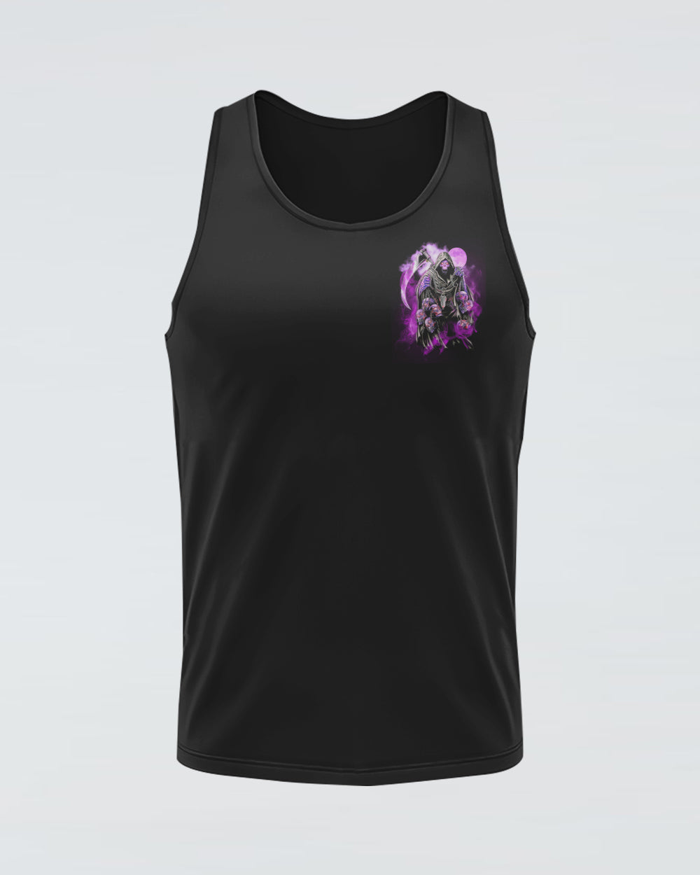 of-course-im-going-to-hell-purple-reaper-womens-skull-tank-top