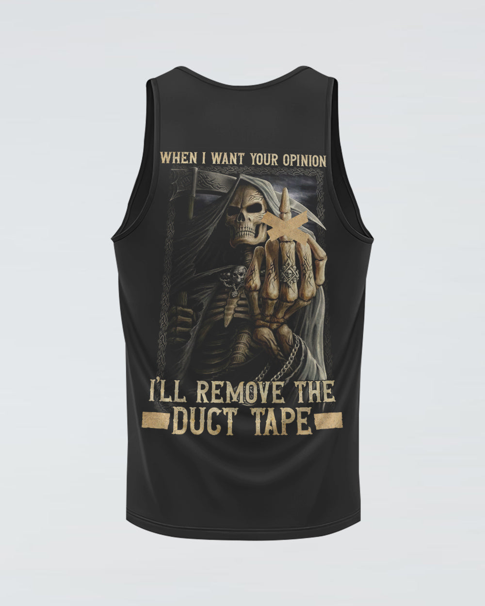 mens-skull-tank-top-when-i-want-your-opinion-ill-remove-the-duct-tape