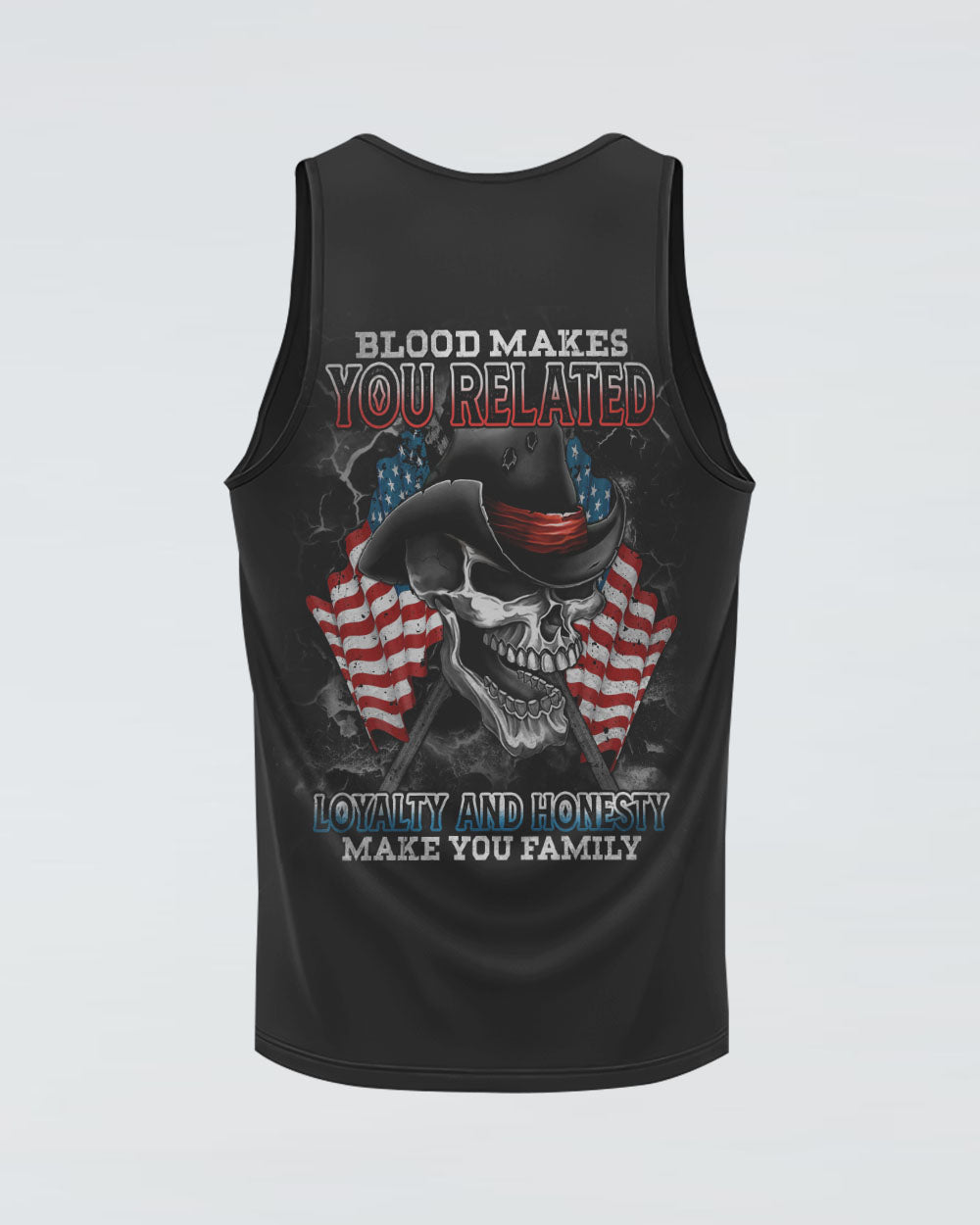 blood-makes-you-related-skull-mens-patriotic-tank-top