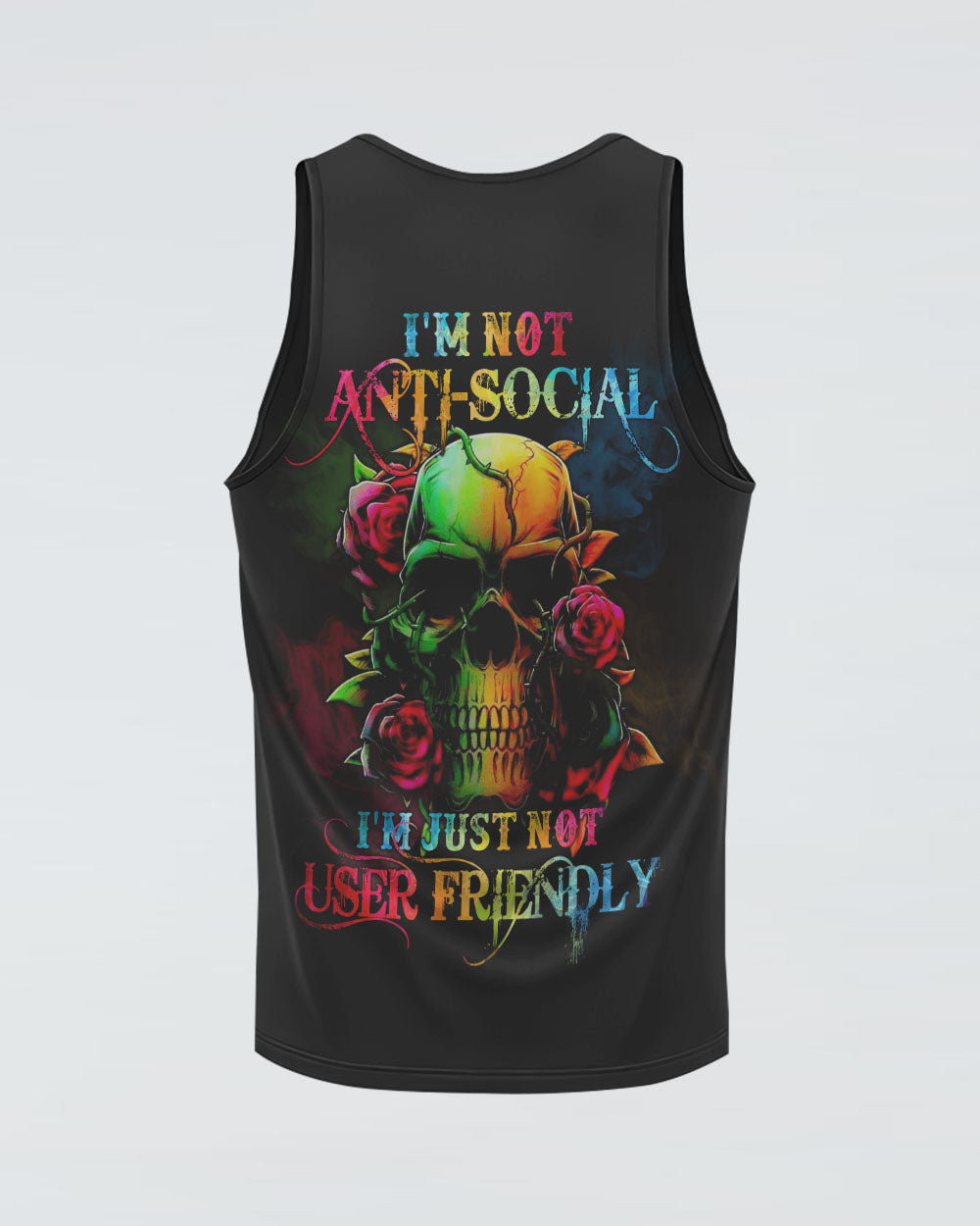 im-not-anti-social-im-just-not-user-friendly-rose-womens-skull-tank-top