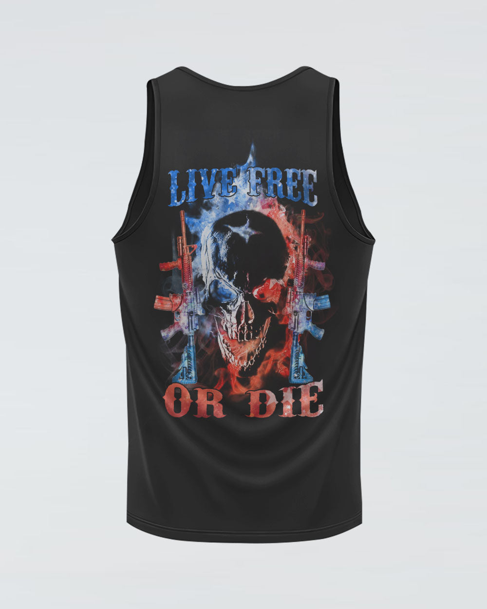 live-free-or-die-smoke-skull-mens-patriotic-tank-top