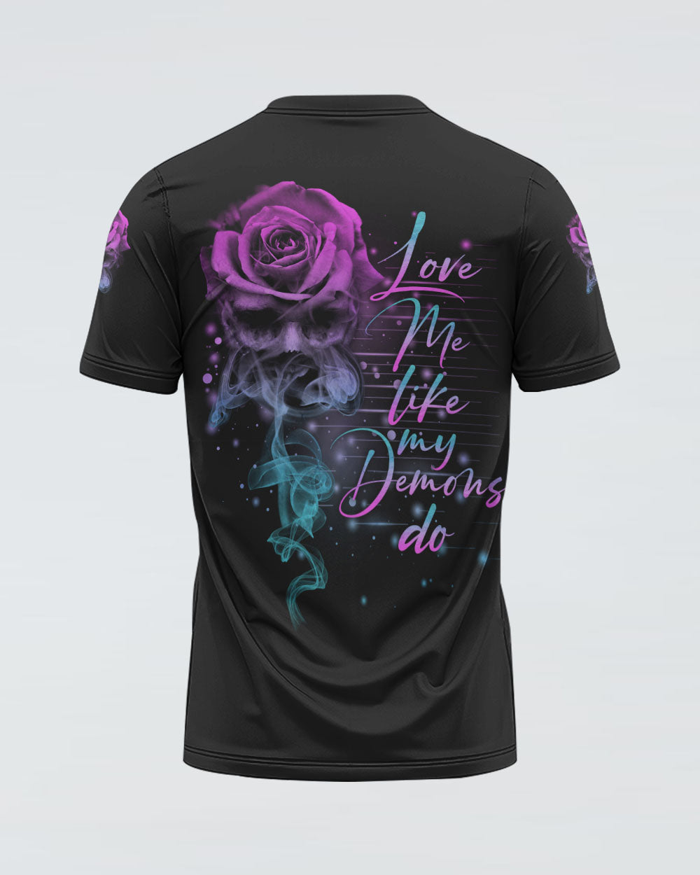 love-me-like-my-demons-do-rose-smoke-womens-skull-t-shirt