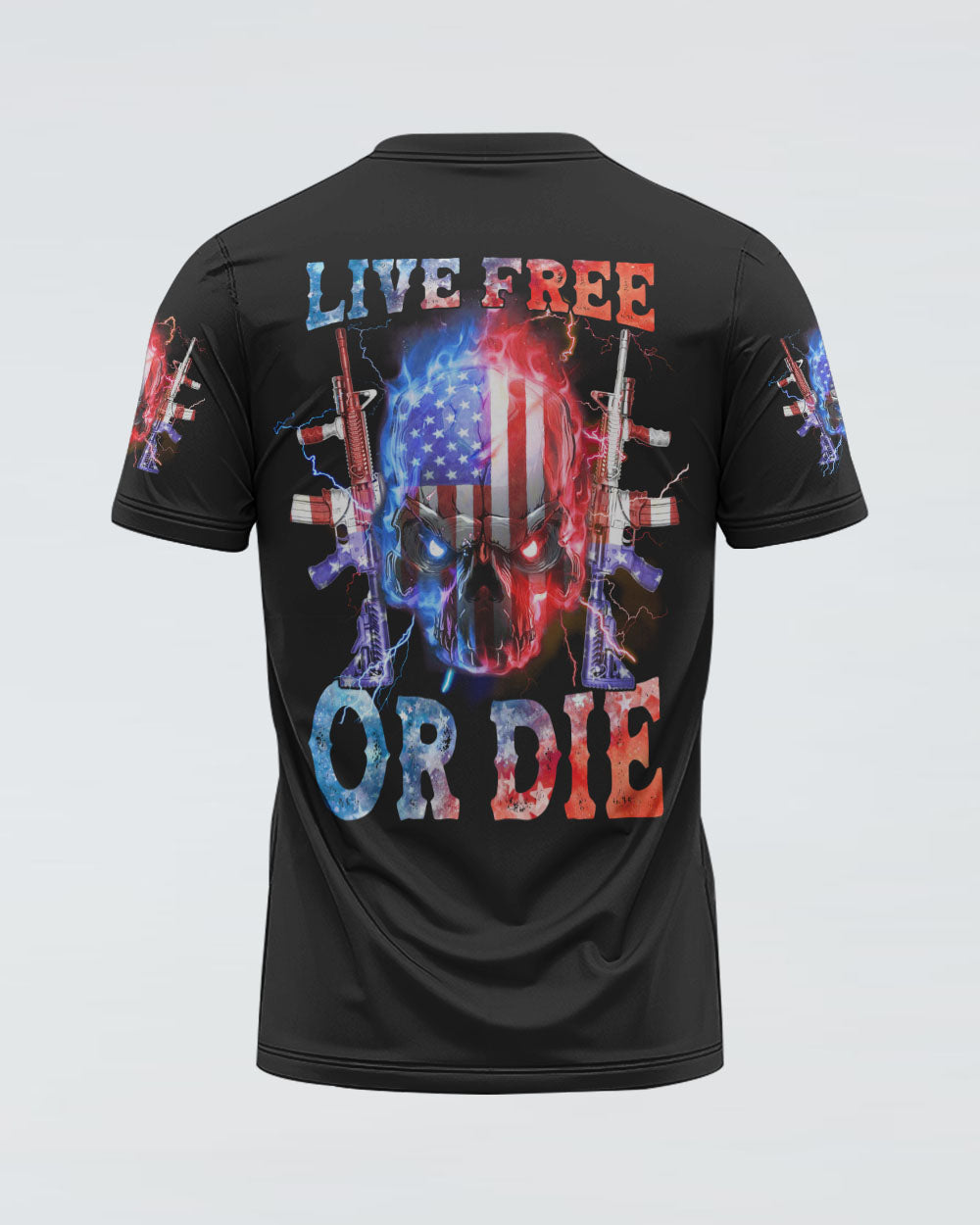 live-free-or-die-fire-skull-mens-patriotic-t-shirt