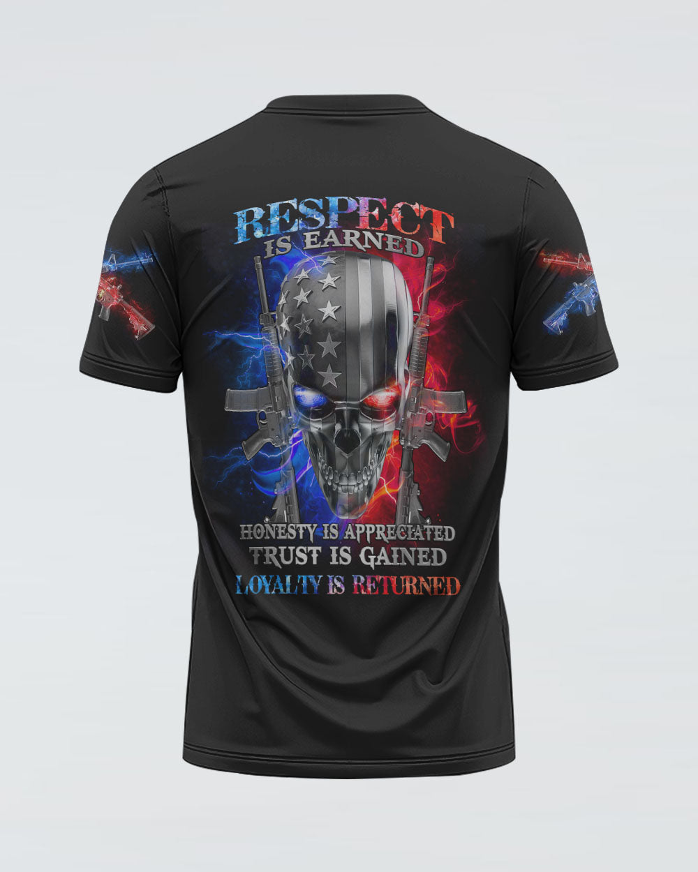 respect-is-earned-metal-skull-mens-patriotic-t-shirt