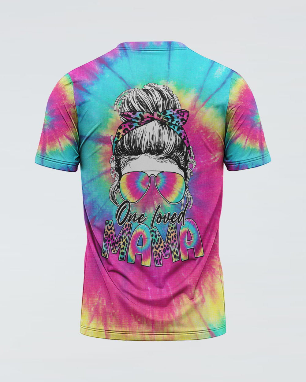 one-loved-mama-messy-bun-tie-dye-womens-skull-t-shirt