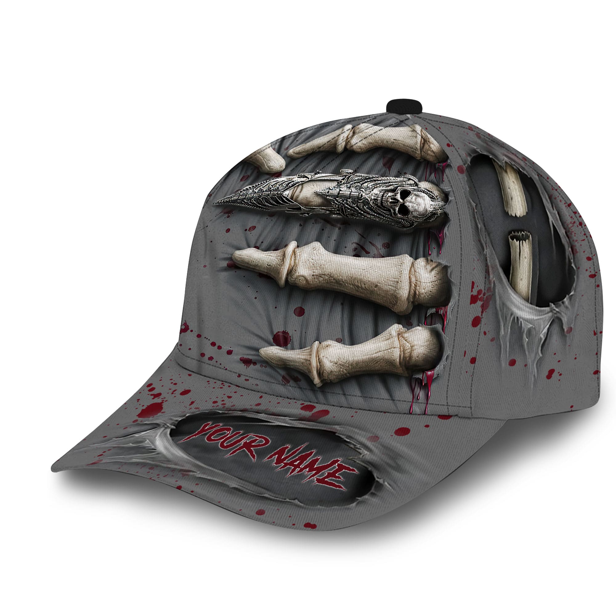 Premium Unique Skull Pattern Skull Personalized Full Printed 3D Hat