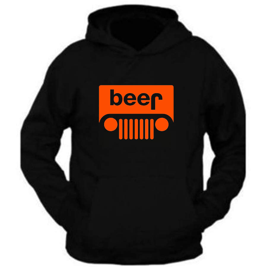 Jeep Beer Hoodie All Sizes