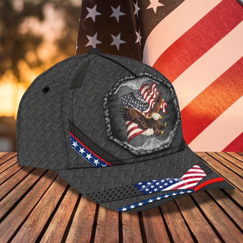 american-flag-and-bald-eagle-black-classic-cap