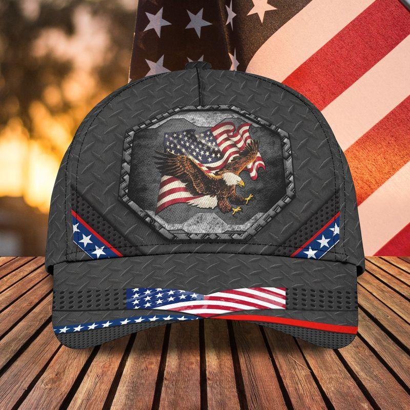 american-flag-and-bald-eagle-black-classic-cap