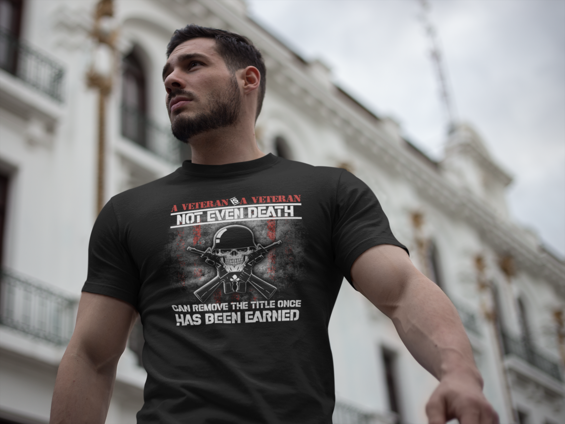 A Veteran is a Veteran not even death can remove the title once has been earned - Veteran T-shirt LT11