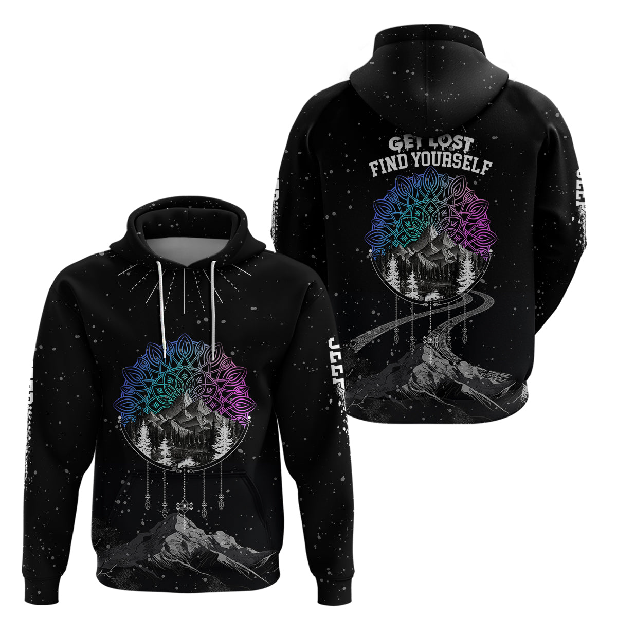 jeep-mix-mandala-pattern-get-lost-find-yourself-hoodie