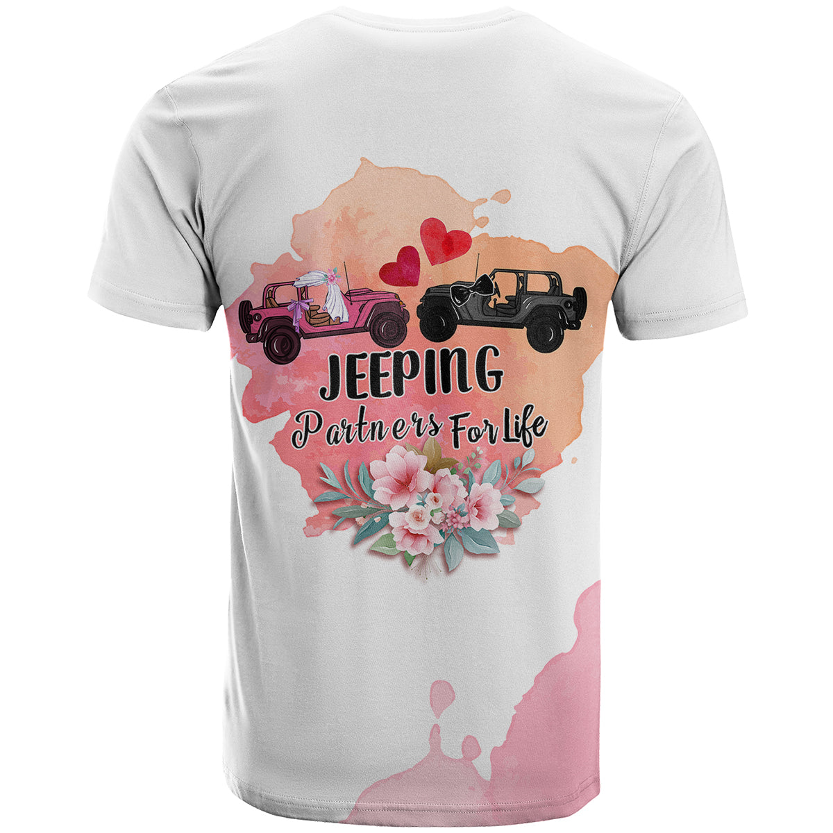 jeeping-partners-for-life-jeep-couple-t-shirt