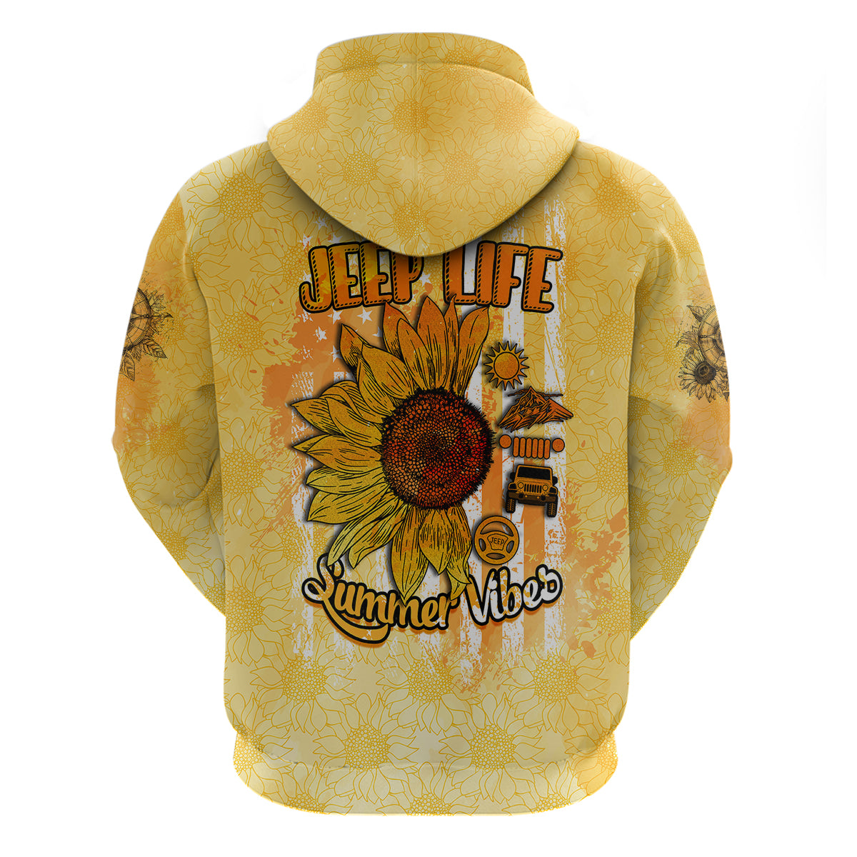 jeep-life-summer-vibes-sunflowers-and-bees-hoodie