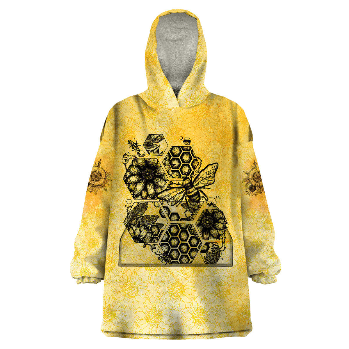 jeep-life-summer-vibes-sunflowers-and-bees-wearable-blanket-hoodie